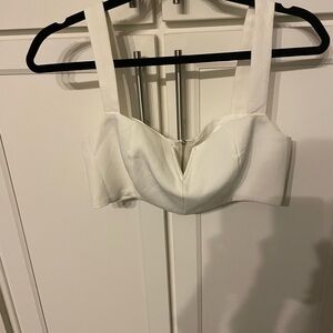 Cider white crop top and pants